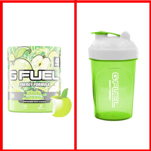 Sour Green Apple Tub & LPG Shaker Bundle - merchandise by G Fuel The Chelsea Gamer