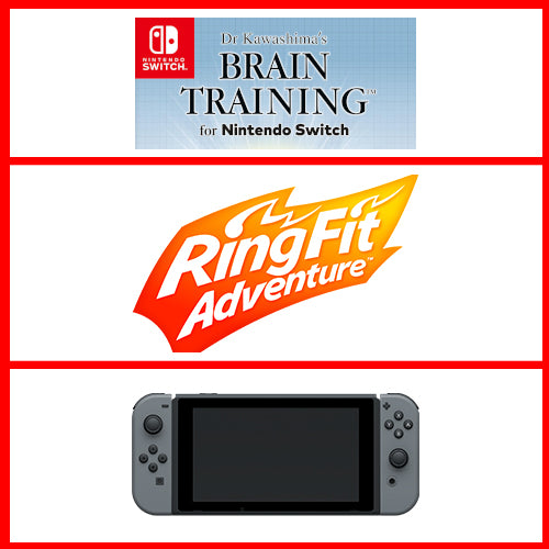 Nintendo Switch Player Pack - The Body and Mind Grey Pack - Console pack by Nintendo The Chelsea Gamer