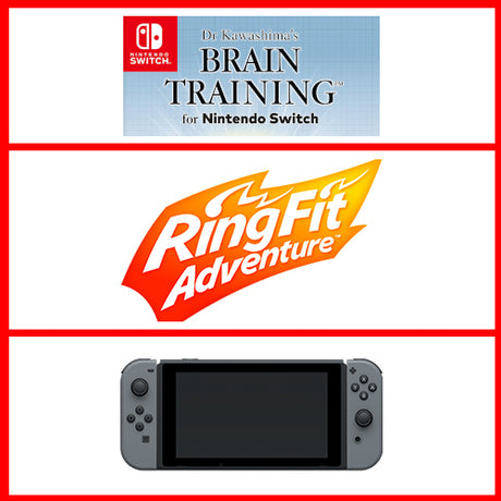 Nintendo Switch Player Pack - The Body and Mind Grey Pack - Console pack by Nintendo The Chelsea Gamer