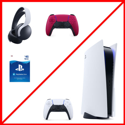 PlayStation®5 console - Pulse Headset & Cosmic DualSense & PSN Credit - Console pack by Sony The Chelsea Gamer