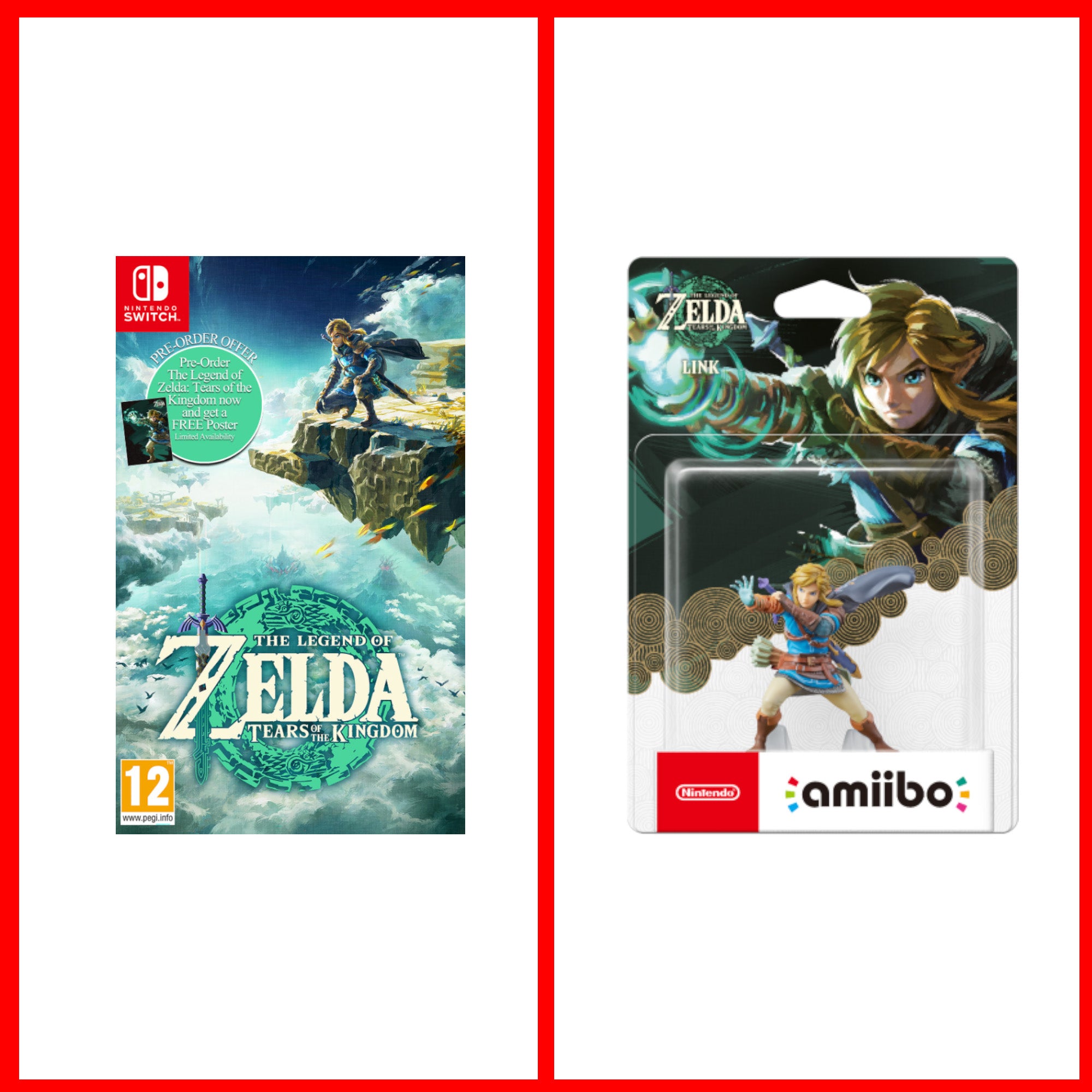 The Legend of Zelda: Tears of the Kingdom Game & Amiibo Bundle - Video Games by Nintendo The Chelsea Gamer
