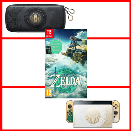 The Legend of Zelda: Tears of the Kingdom Limited Edition OLED & Game & Accessory Set - Console pack by Nintendo The Chelsea Gamer