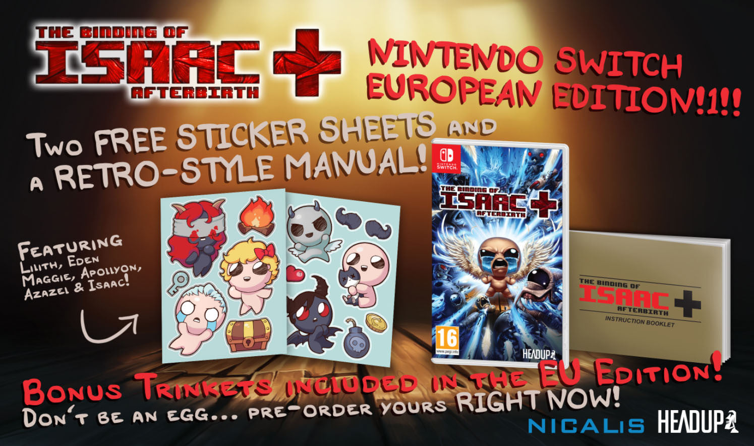 The Binding of Isaac: Afterbirth+for Nintendo Switch - Video Games by Merge Games The Chelsea Gamer