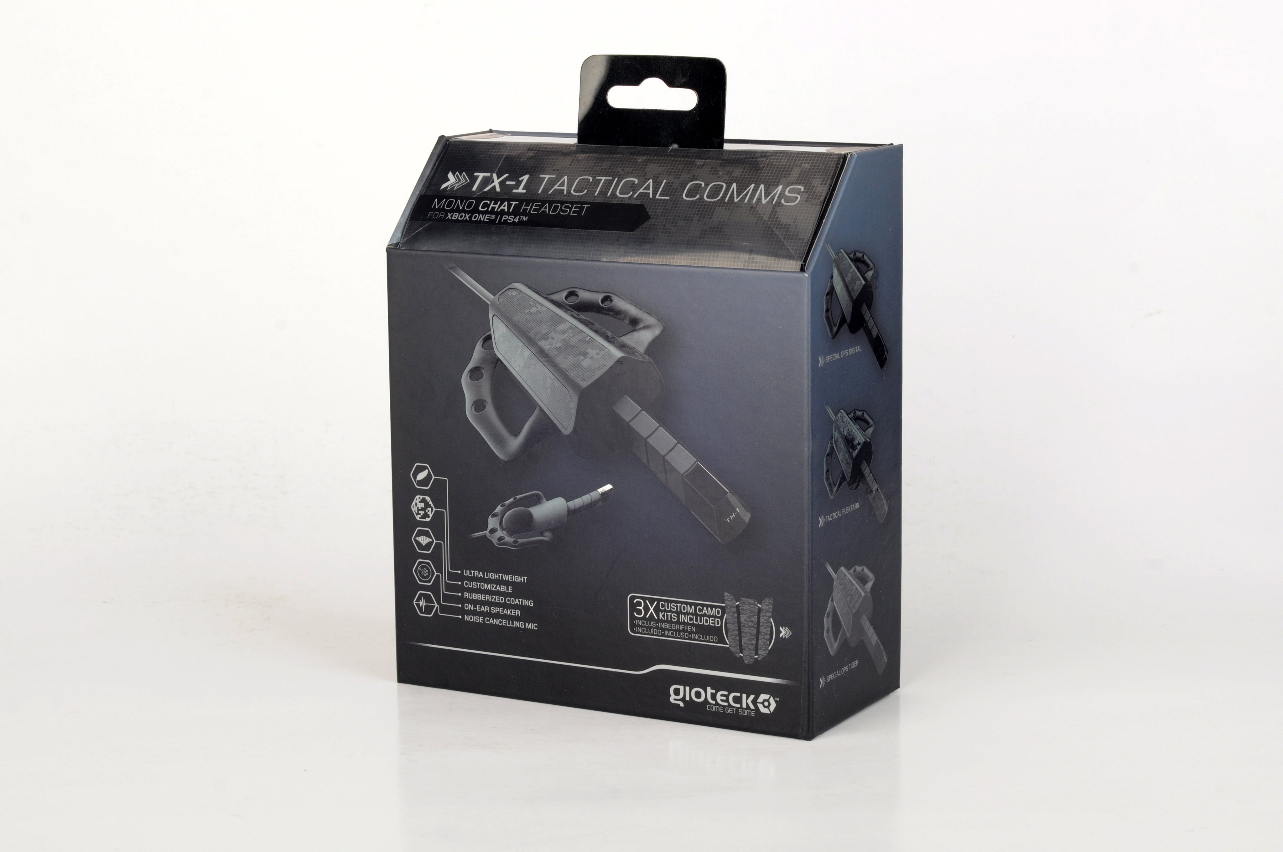 TX-1 Tactical Comms - Mono Game Chat Headset - PS4/Xbox One - Console Accessories by Good Better Best - Gioteck The Chelsea Gamer