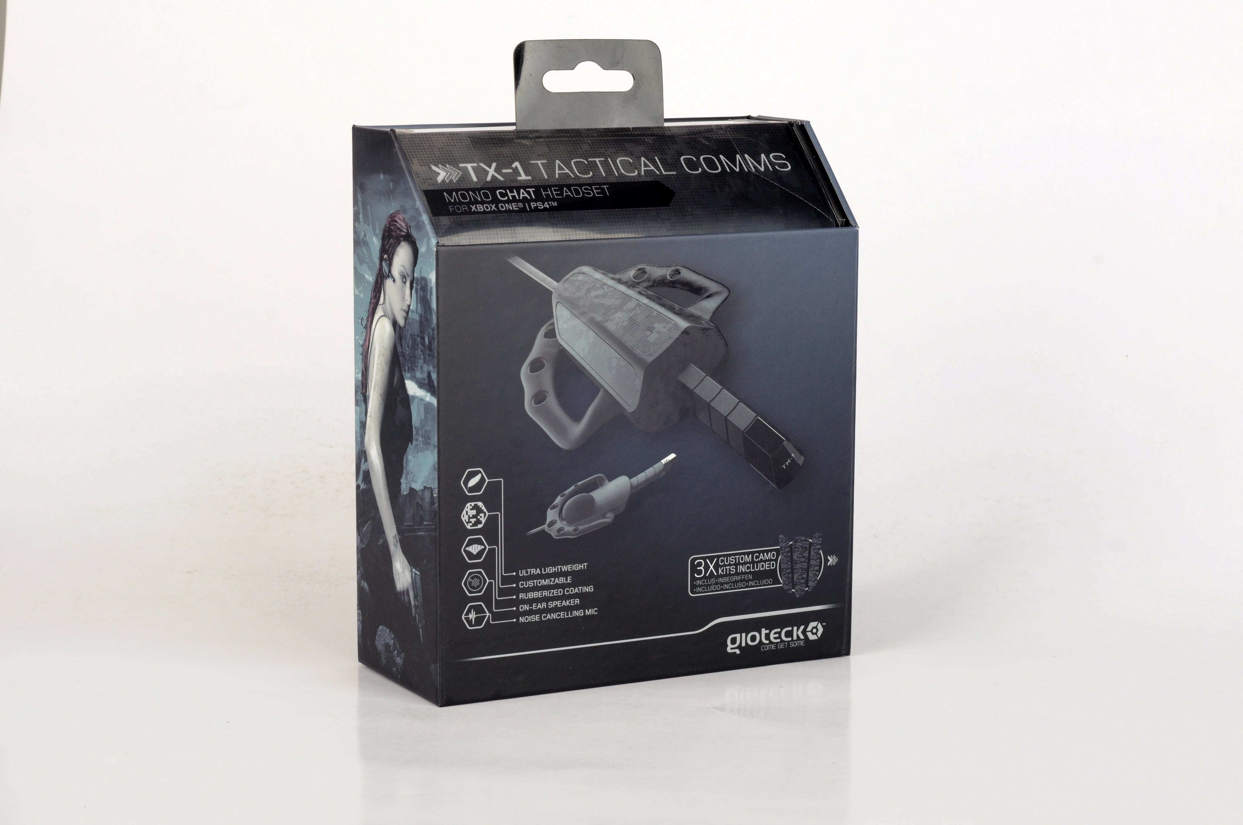 TX-1 Tactical Comms - Mono Game Chat Headset - PS4/Xbox One - Console Accessories by Good Better Best - Gioteck The Chelsea Gamer