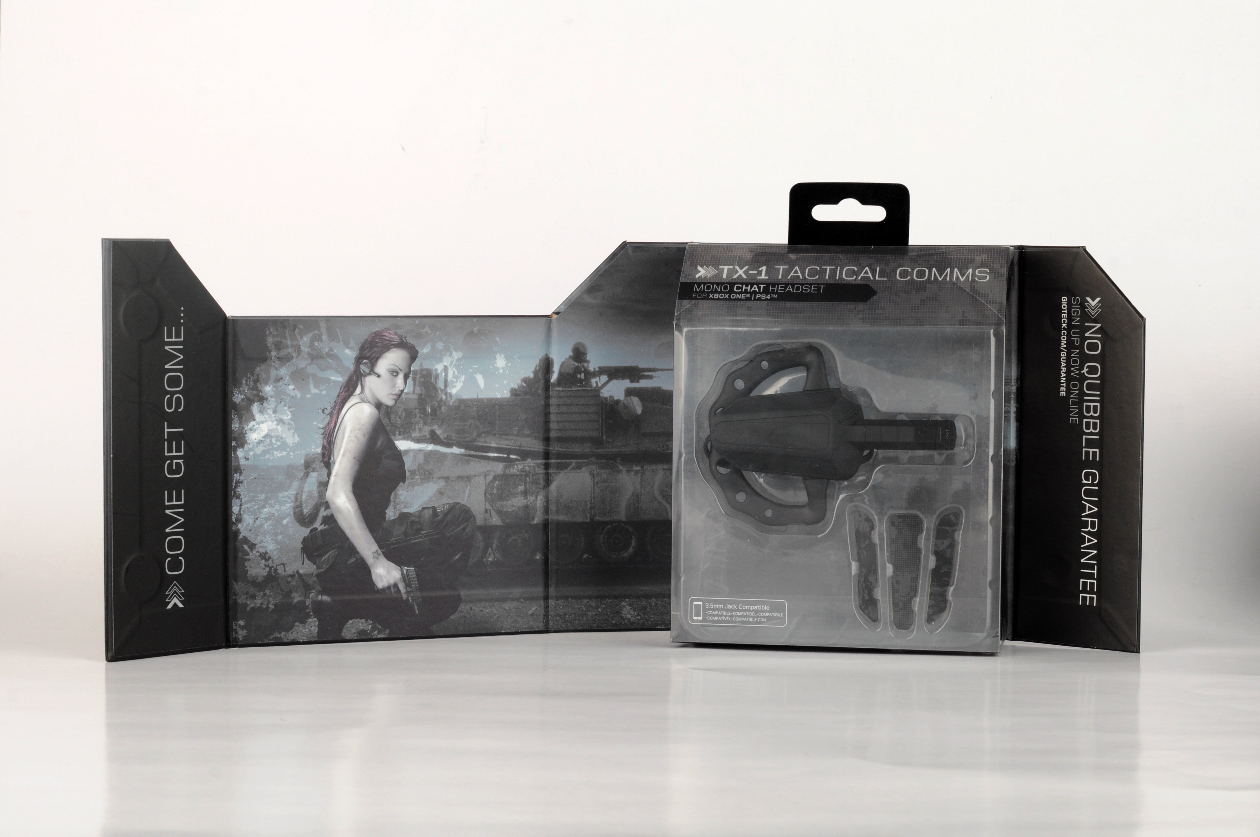 TX-1 Tactical Comms - Mono Game Chat Headset - PS4/Xbox One - Console Accessories by Good Better Best - Gioteck The Chelsea Gamer