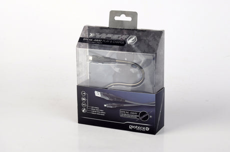TX-V Viper Anti-Twist Play & Charge Breakaway Cable - Console Accessories by Good Better Best - Gioteck The Chelsea Gamer