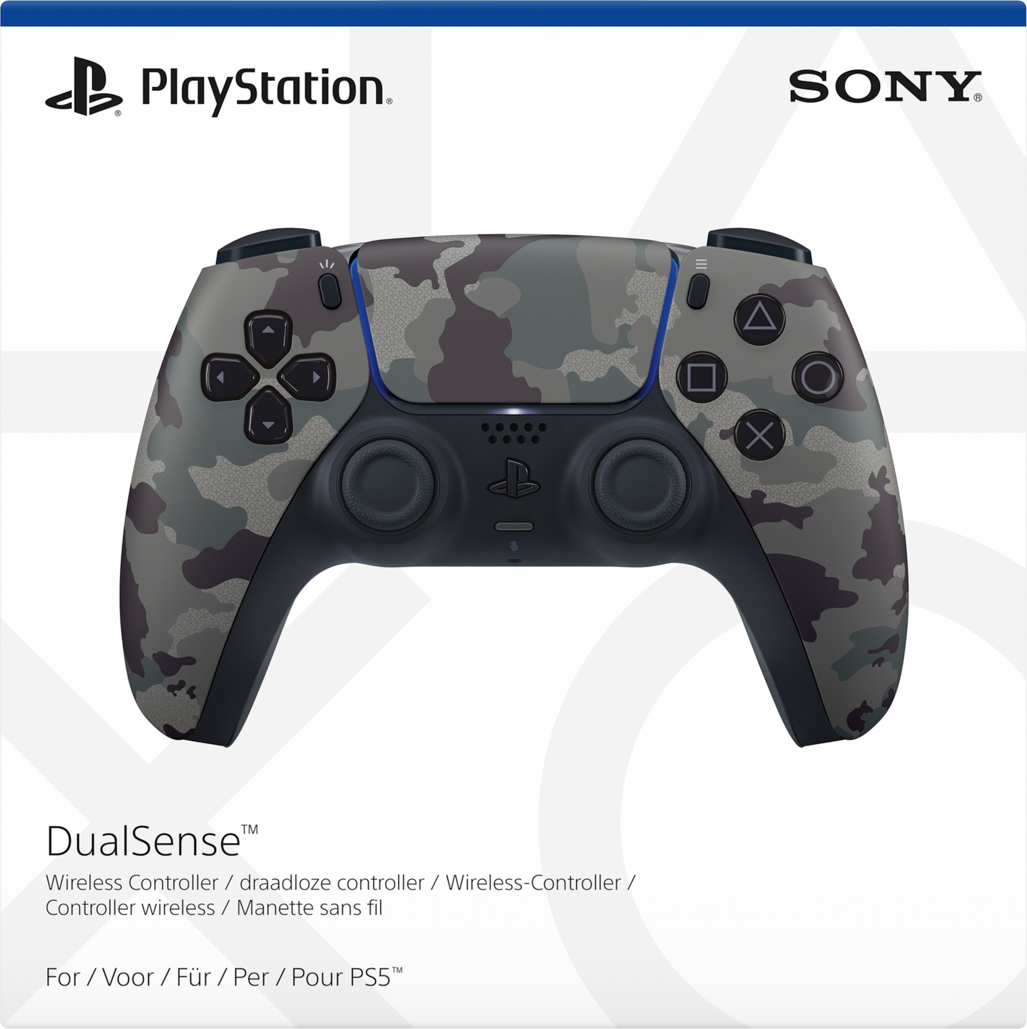 DualSense™ Wireless Controller –  Grey Camouflage - Console Accessories by Sony The Chelsea Gamer