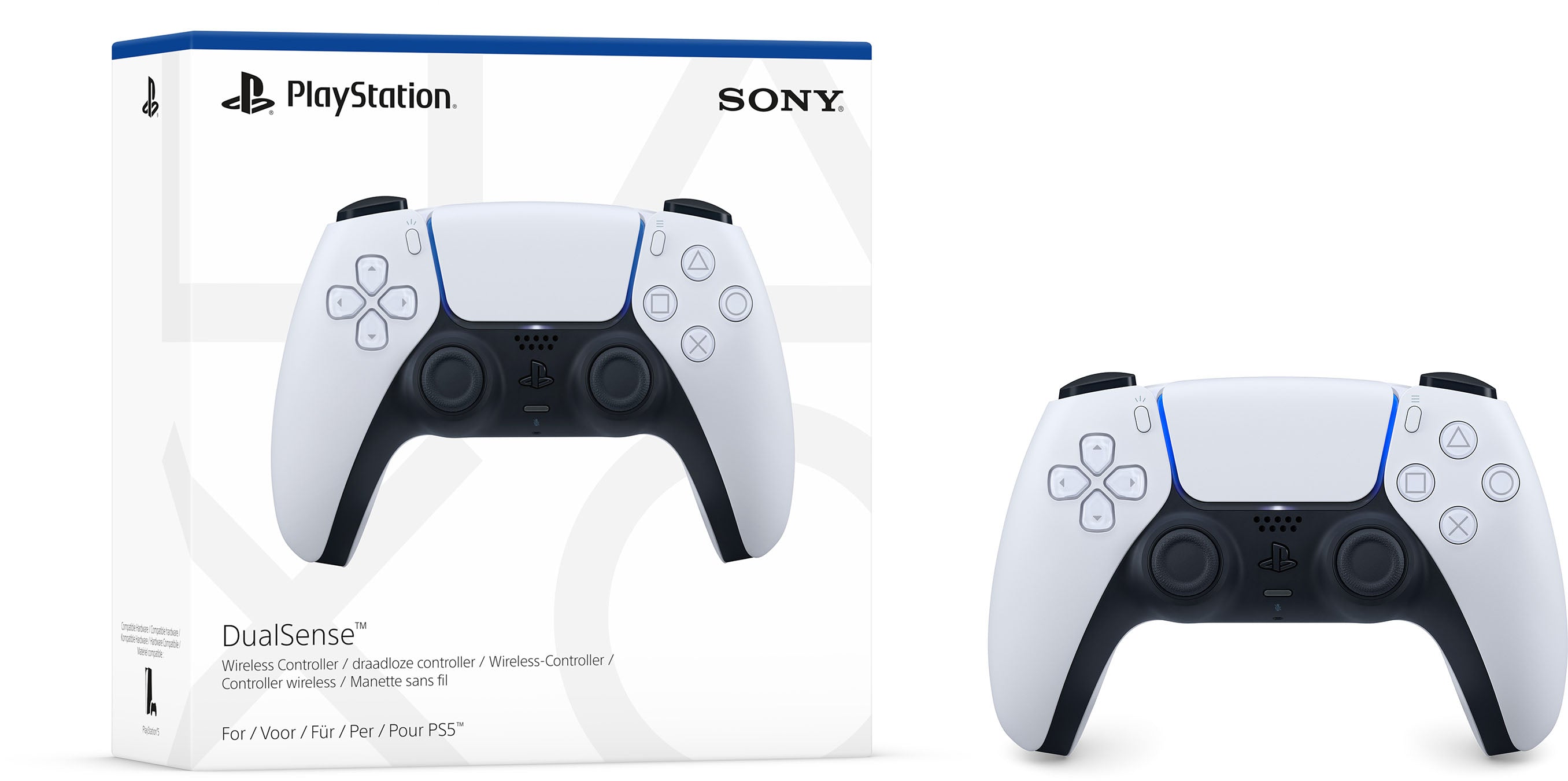 DualSense™ Wireless Controller - White - Console Accessories by Sony The Chelsea Gamer