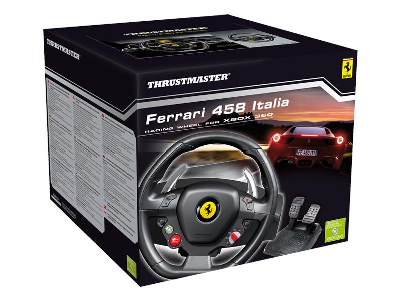 Thrustmaster Ferrari 458 Italia Steering wheel + Pedals - PC - Console Accessories by Thrustmaster The Chelsea Gamer