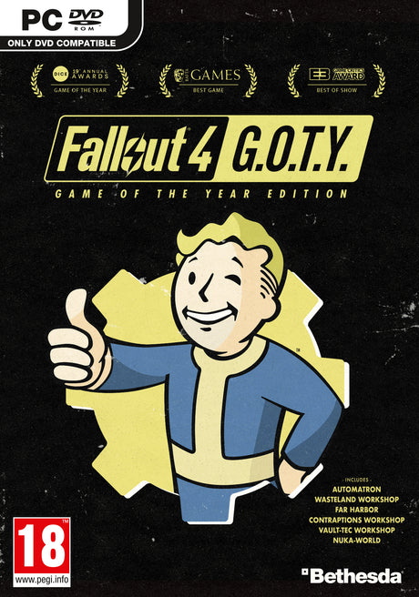 Fallout 4 Game of the Year Edition - PC - Video Games by Bethesda The Chelsea Gamer