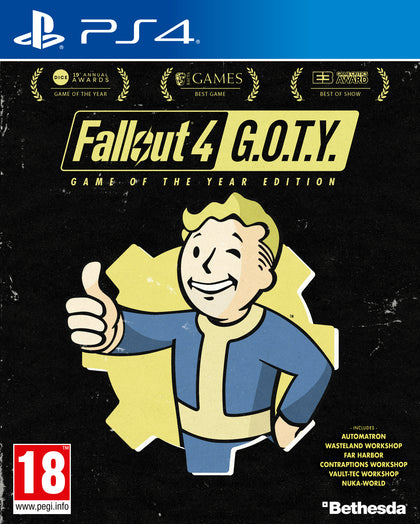Fallout 4 Game of the Year Edition - PS4 - Video Games by Bethesda The Chelsea Gamer