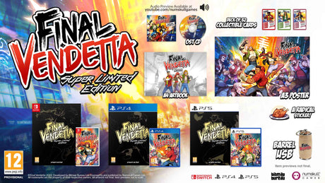 Final Vendetta - Super Limited Edition - PlayStation 4 - Video Games by Numskull Games The Chelsea Gamer