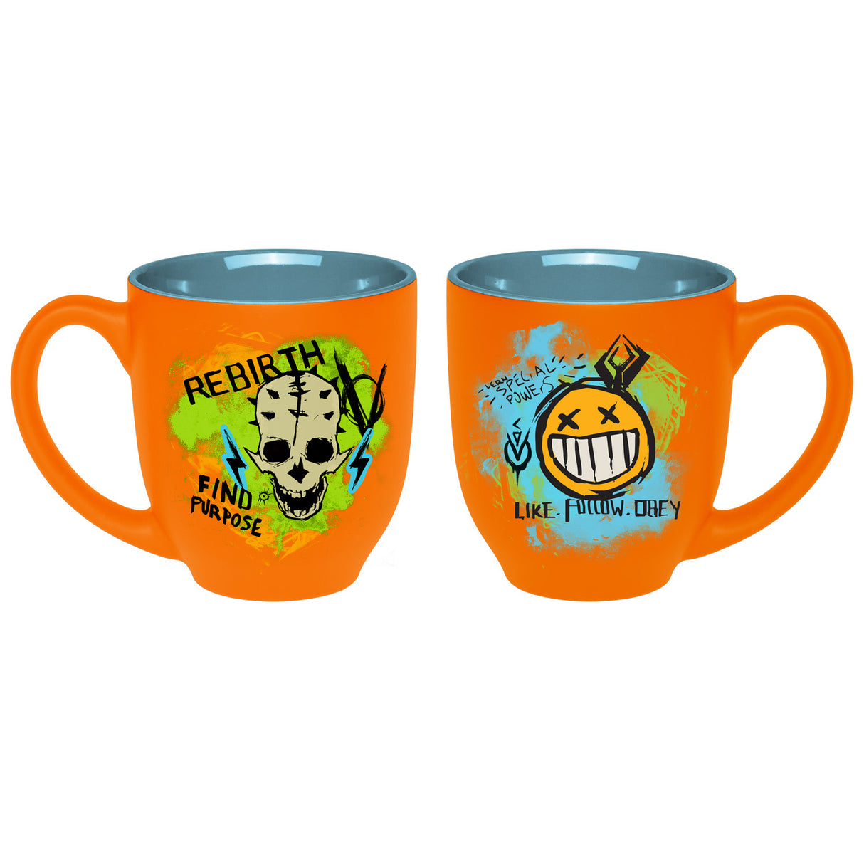 Borderlands 3 Oversize Mug "Sticker Punk" Two Colour - merchandise by Gaya The Chelsea Gamer