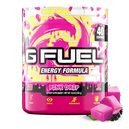 G Fuel - Pink Drip Tub - merchandise by G Fuel The Chelsea Gamer
