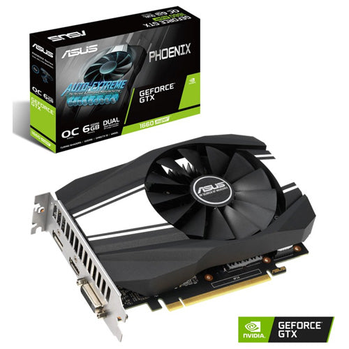 Asus Nvidia GeForce GTX 1660 Super OC Phoenix Edition - Core Components by Asus The Chelsea Gamer