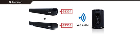 AVerMedia GS335 Sonicblast Wireless Subwoofer - Audio by AverMedia The Chelsea Gamer