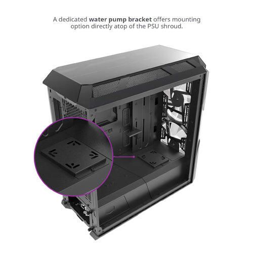 Cooler Master MasterCase H500M Full Tower Case - Core Components by Cooler Master The Chelsea Gamer