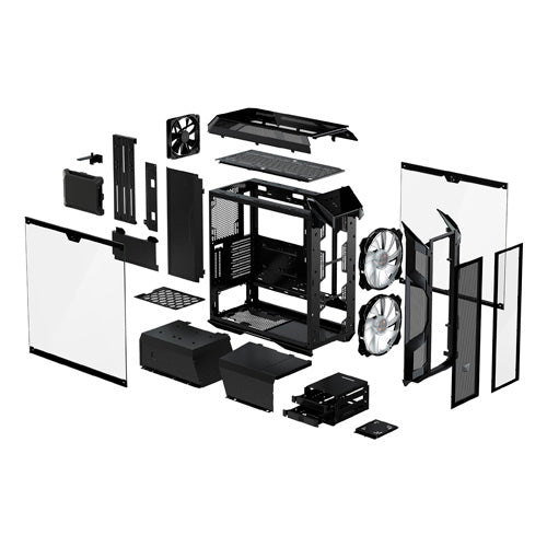 Cooler Master MasterCase H500M Full Tower Case - Core Components by Cooler Master The Chelsea Gamer