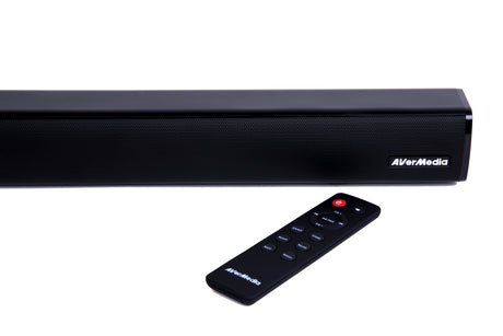 AVerMedia GS331 Sonicblast 40W 2.0 Channel Low Profile Soundbar - Audio by AverMedia The Chelsea Gamer