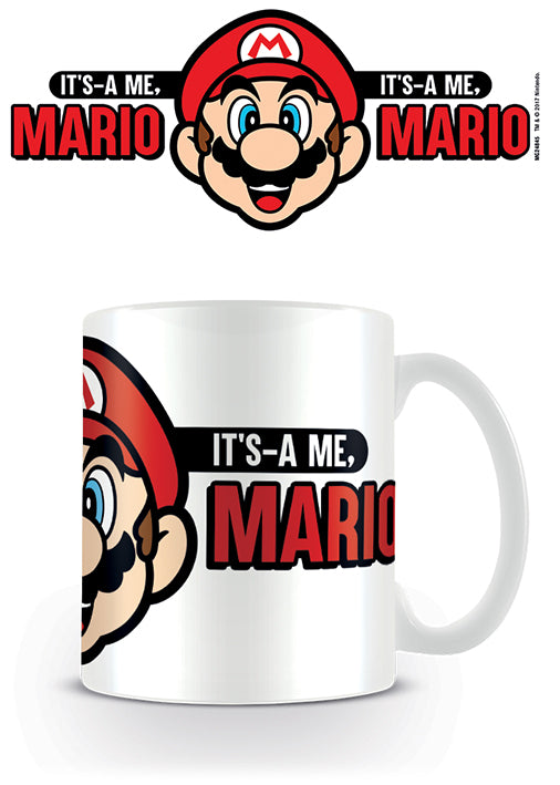 Super Mario Its A Me Mario Coffee Mug, Ceramic - merchandise by Pyramid International The Chelsea Gamer
