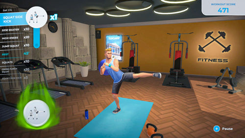 Let’s Get Fit - Game & Strap Set Bundle - Nintendo Switch - Video Games by Ravenscourt The Chelsea Gamer