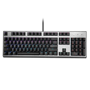 Cooler Master CK351 Optical Keyboard in Silver with LK DarGo Red Switches - Keyboard by Cooler Master The Chelsea Gamer