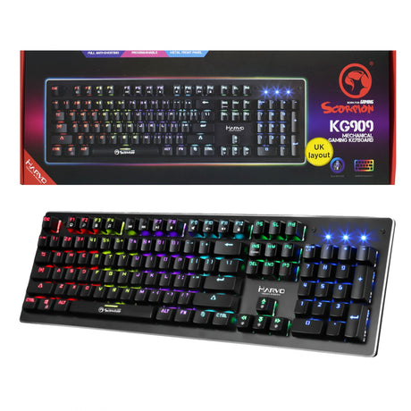 Marvo Scorpion KG909 - Mechanical Gaming Keyboard - Keyboard by Marvo The Chelsea Gamer