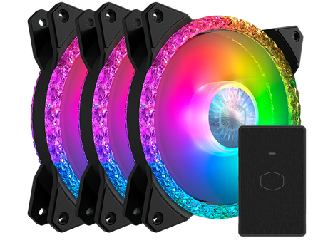 Cooler Master MasterFan MF120 Prismatic 3in1 - Core Components by Cooler Master The Chelsea Gamer
