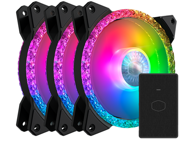 Cooler Master MasterFan MF120 Prismatic 3in1 - Core Components by Cooler Master The Chelsea Gamer