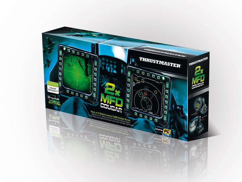 Thrustmaster Replica U.S Air Force MFD Cougar Flight Panel Duo Pack - Console Accessories by Thrustmaster The Chelsea Gamer