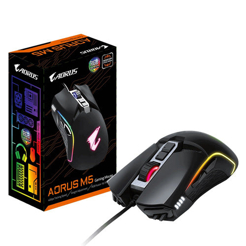 Gigabyte Aorus M5 Gaming Mouse - Mice by Gigabyte The Chelsea Gamer