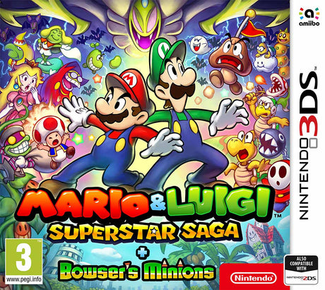 Mario & Luigi Superstar Saga + Bowser's Minions - 3DS - Video Games by Nintendo The Chelsea Gamer