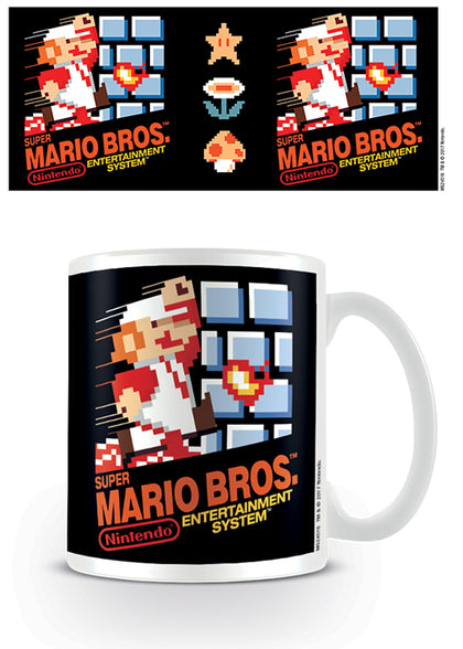 Pyramid International Super Mario (Nes Cover) Official Boxed Ceramic Coffee/Tea Mug - merchandise by Pyramid International The Chelsea Gamer