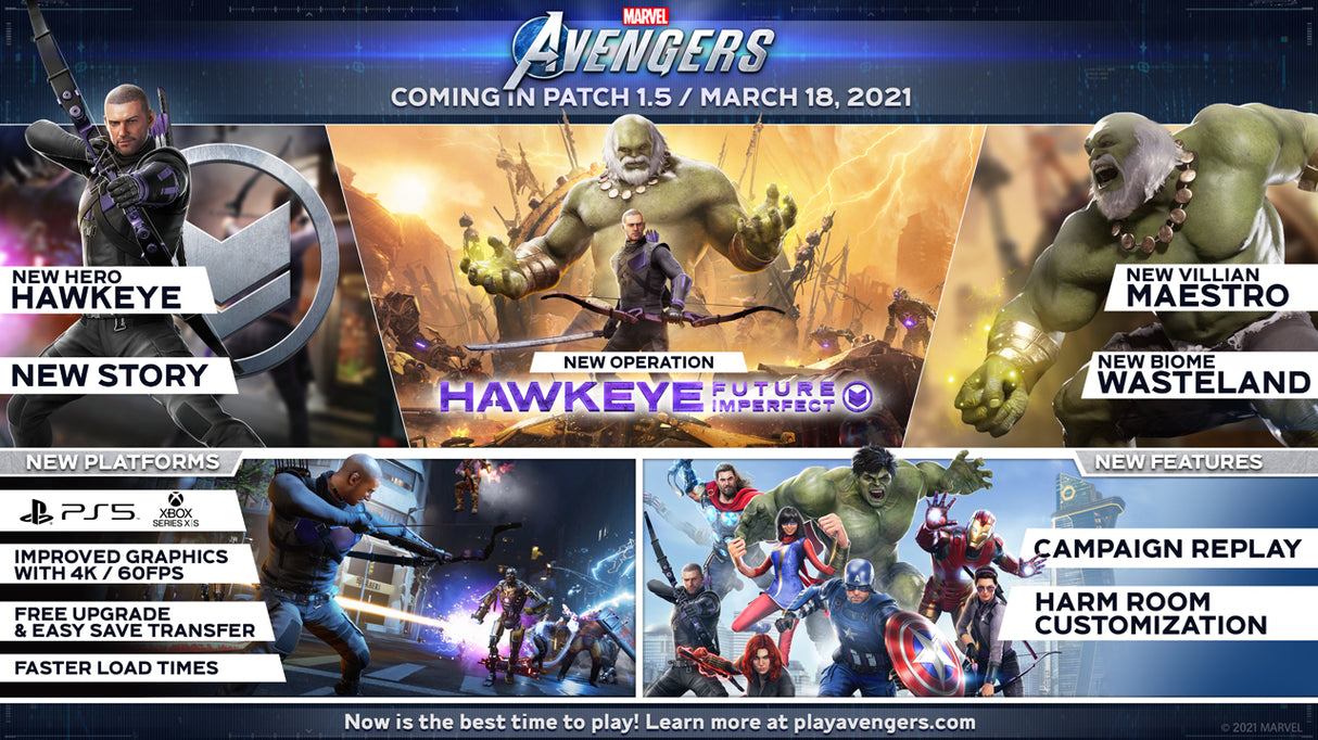 Marvel's Avengers - PlayStation 5 - Video Games by Square Enix The Chelsea Gamer