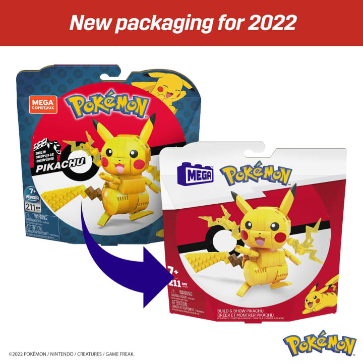 Mega Construx- Pokémon Pikachu - merchandise by Mattel The Chelsea Gamer