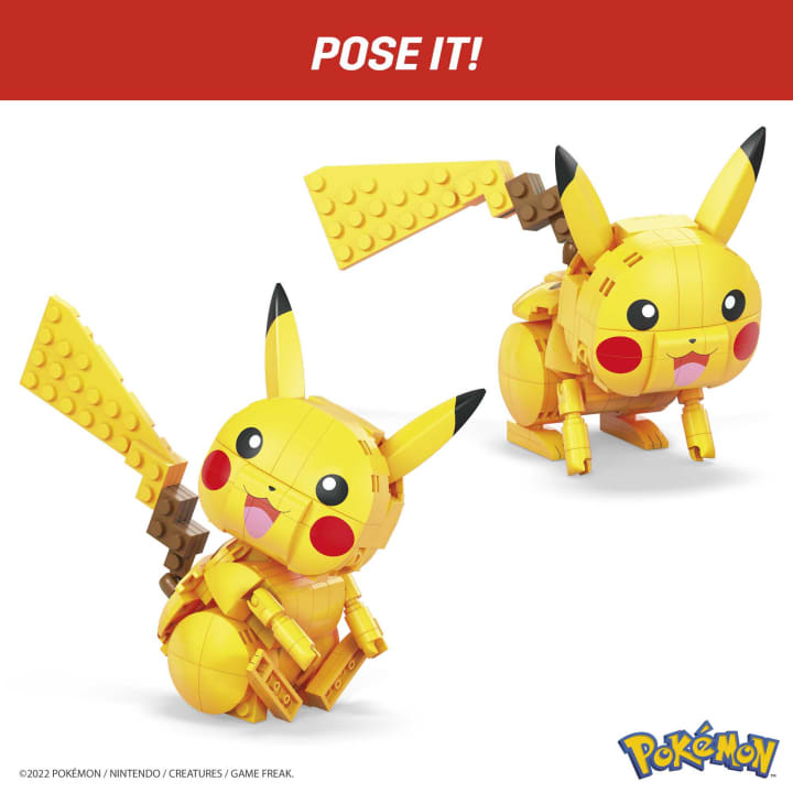 Mega Construx- Pokémon Pikachu - merchandise by Mattel The Chelsea Gamer