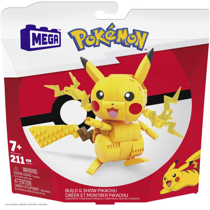 Mega Construx- Pokémon Pikachu - merchandise by Mattel The Chelsea Gamer
