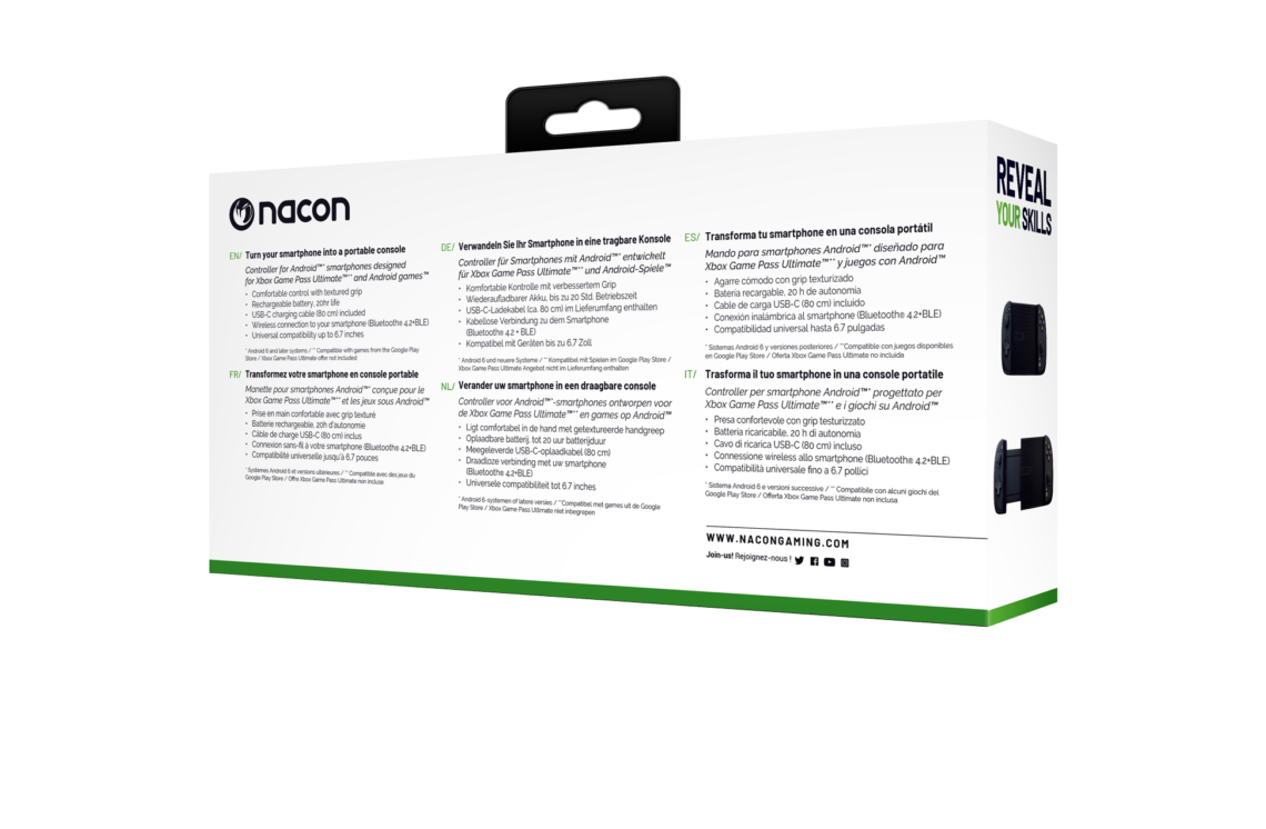 Nacon MG-X Series: Controller Holder for Android - Console Accessories by Nacon The Chelsea Gamer