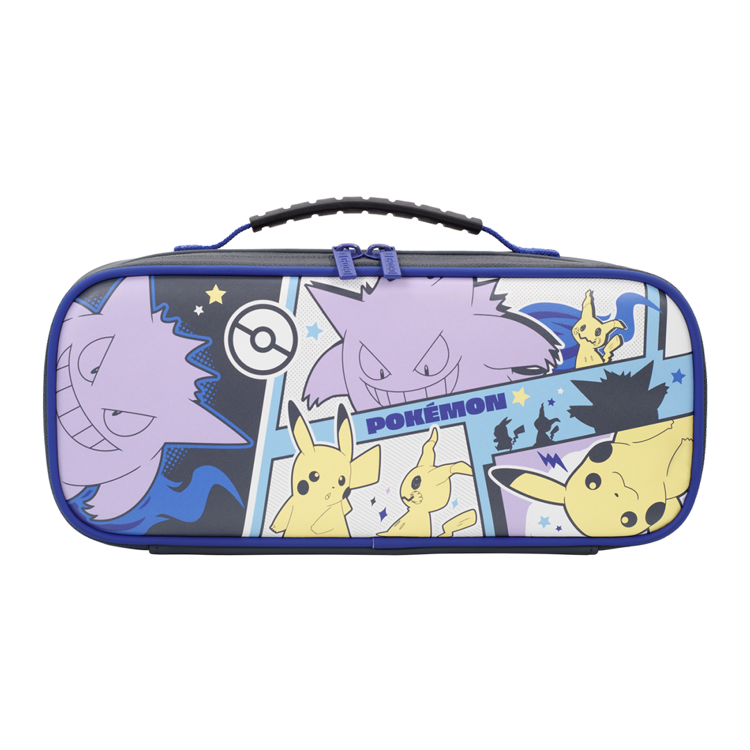 HORI Cargo Pouch Compact (Pikachu, Gengar & Mimikyu) for Nintendo Switch - Console Accessories by HORI The Chelsea Gamer