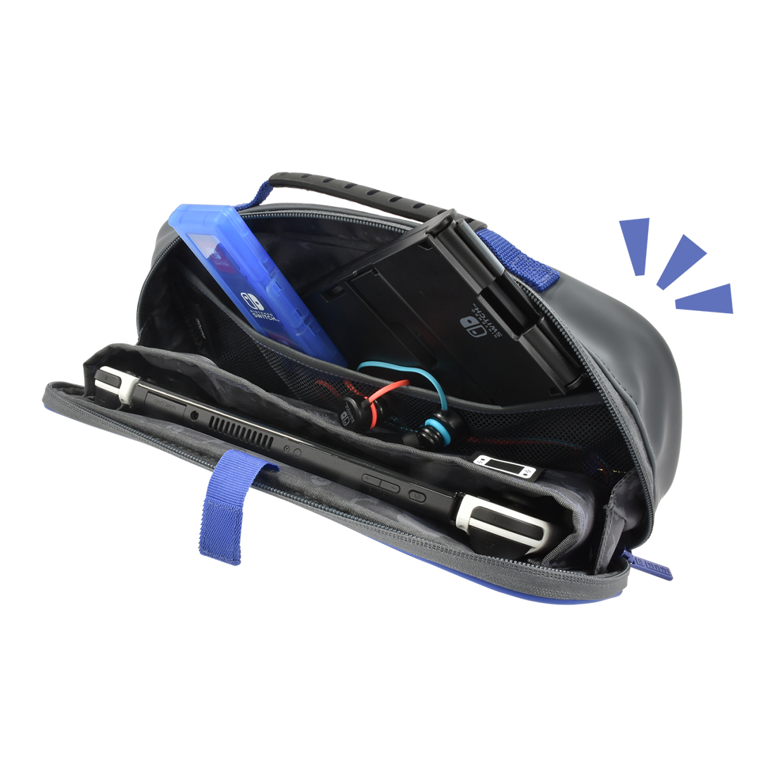 HORI Cargo Pouch Compact (Pikachu, Gengar & Mimikyu) for Nintendo Switch - Console Accessories by HORI The Chelsea Gamer
