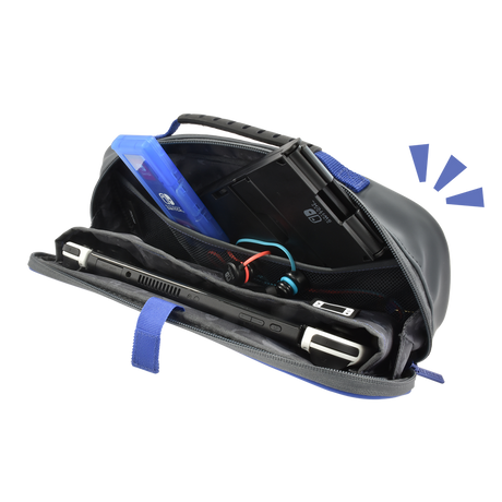 HORI Cargo Pouch Compact (Pikachu, Gengar & Mimikyu) for Nintendo Switch - Console Accessories by HORI The Chelsea Gamer