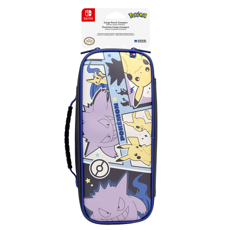 HORI Cargo Pouch Compact (Pikachu, Gengar & Mimikyu) for Nintendo Switch - Console Accessories by HORI The Chelsea Gamer