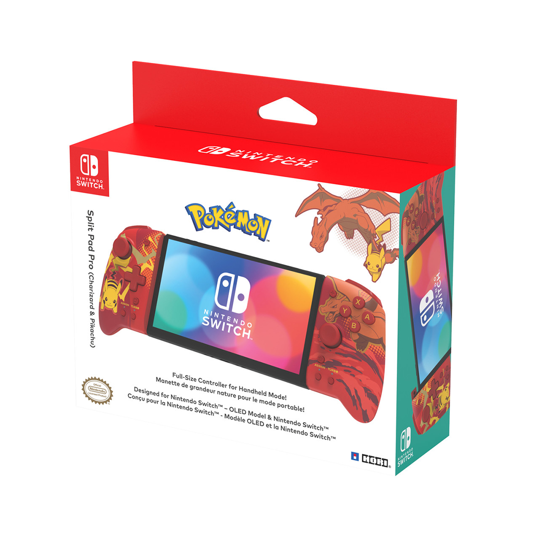 HORI Split Pad Pro (Charizard & Pikachu) for Nintendo Switch - Console Accessories by HORI The Chelsea Gamer
