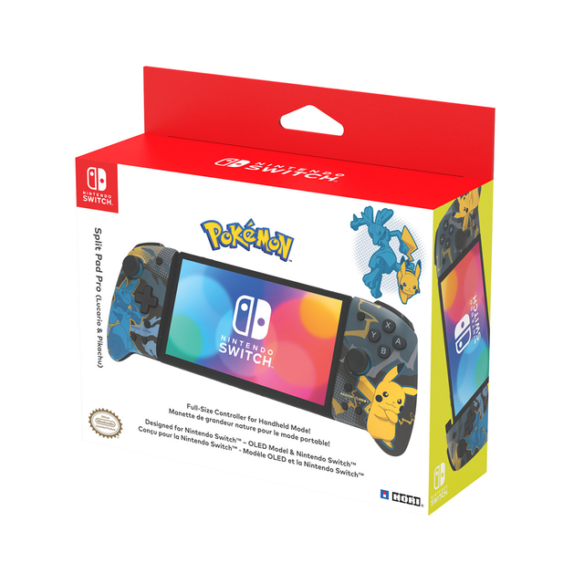 HORI Split Pad Pro (Lucario & Pikachu) for Nintendo Switch - Console Accessories by HORI The Chelsea Gamer
