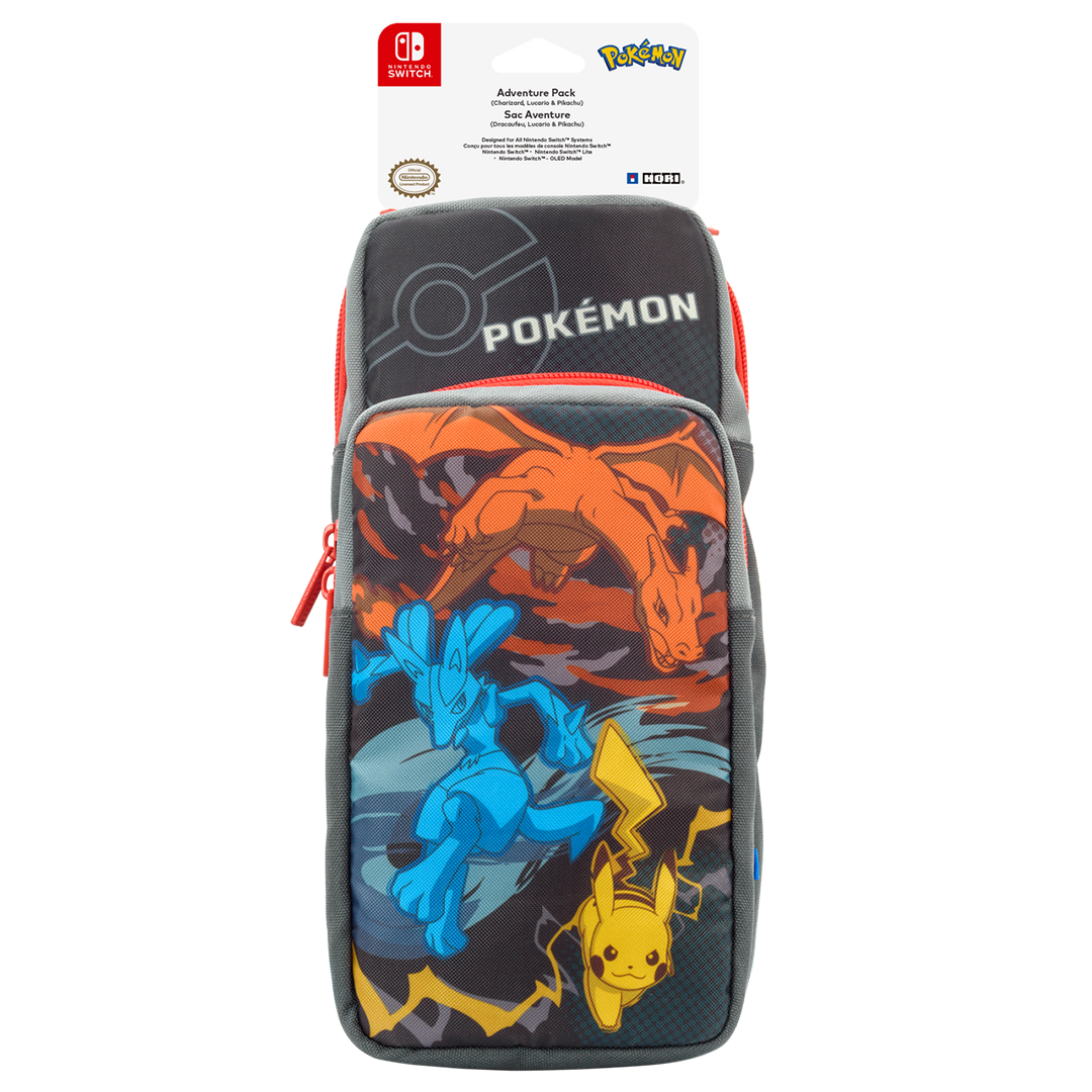HORI Adventure Pack (Charizard, Lucario & Pikachu) for Nintendo Switch - Console Accessories by HORI The Chelsea Gamer