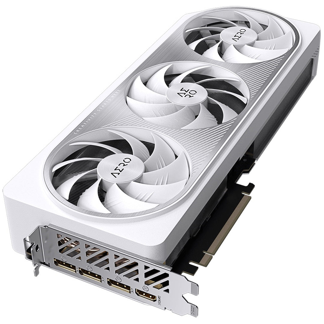 Gigabyte Nvidia GeForce RTX 4070 Ti AERO OC 12GB Triple Fan White Graphics Card - Core Components by Gigabyte The Chelsea Gamer