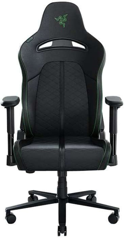 Razer Enki Gaming Chair - Black/Green - Furniture by Razer The Chelsea Gamer