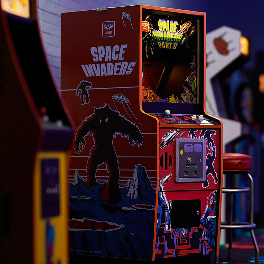 Official Space Invaders Part II Quarter Size Arcade Cabinet + Coin - Console pack by Numskull Designs The Chelsea Gamer