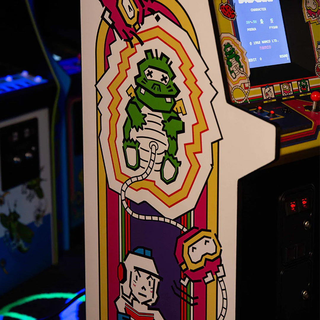 Official Dig Dug Quarter Size Arcade Cabinet - Console pack by Numskull Designs The Chelsea Gamer